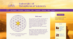 Desktop Screenshot of metaphysicsuniversity.com